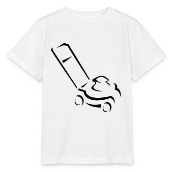 Tondeuses à gazon - T-shirt bio MINI CREATOR Stanley/Stella Enfant - blanc - Devant - Maike (125cm)