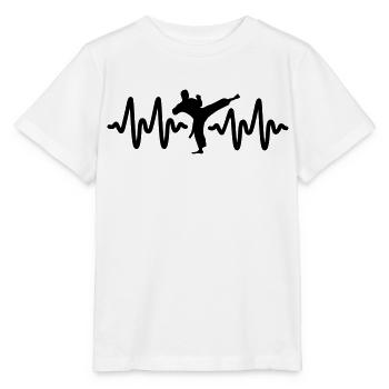 karate - Stanley/Stella MINI CREATOR Kids’ T-Shirt - white - Front - Maike (125cm)