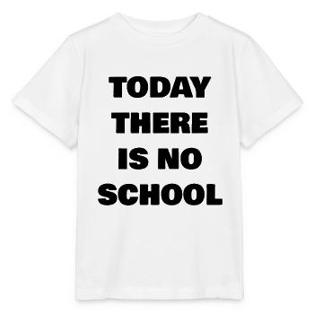 Aujourd'hui, il n'y a pas d'école - T-shirt bio MINI CREATOR Stanley/Stella Enfant - blanc - Devant - Maike (125cm)