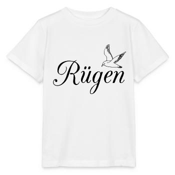 Rügen Möwe - Stanley/Stella Kinder T-Shirt MINI CREATOR  - Weiß - Vorne - Maike (125cm)