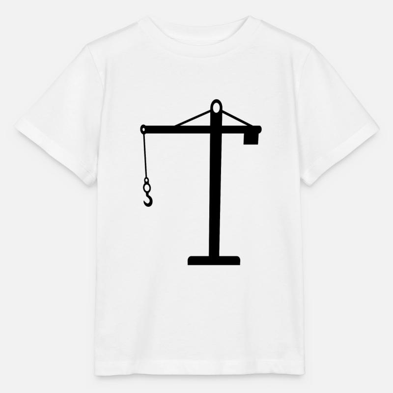 Kran - Stanley/Stella Kinder T-Shirt MINI CREATOR  - Weiß
