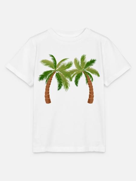 Palmen Baum Palmen - Stanley/Stella Kinder T-Shirt MINI CREATOR - Weiß