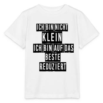 Ich bin nicht klein - Stanley/Stella Kinder T-Shirt MINI CREATOR  - Weiß - Vorne - Maike (125cm)