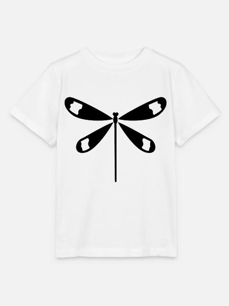 Libelle - Stanley/Stella Kinder T-Shirt MINI CREATOR  - Weiß