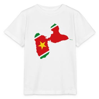 Karte Guadeloupe - Stanley/Stella Kinder T-Shirt MINI CREATOR  - Weiß - Vorne - Maike (125cm)