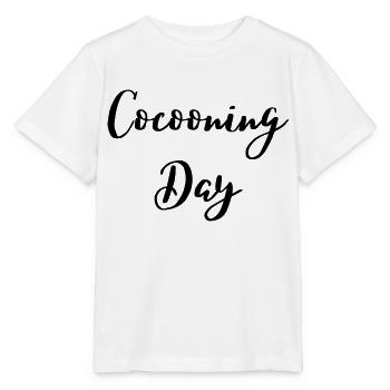 Cocooning Day - T-shirt bio MINI CREATOR Stanley/Stella Enfant - blanc - Devant - Maike (125cm)