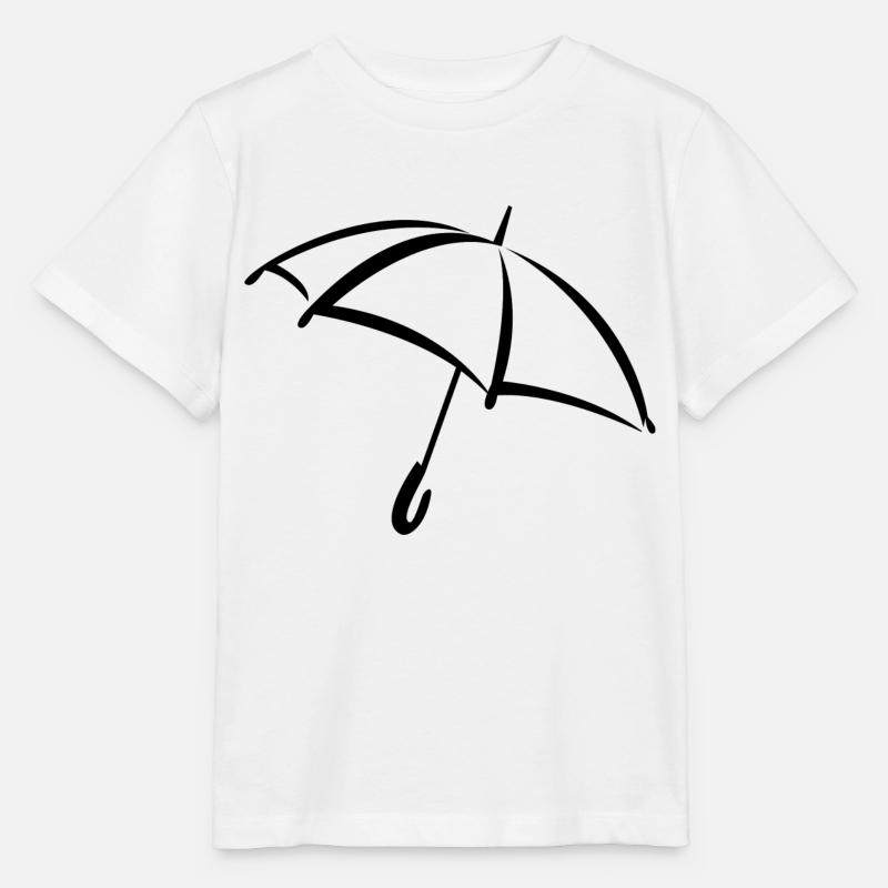 Regenschirm - Stanley/Stella Kinder T-Shirt MINI CREATOR  - Weiß