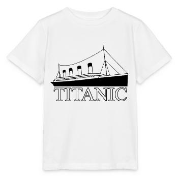 Titanic - T-shirt bio MINI CREATOR Stanley/Stella Enfant - blanc - Devant - Maike (125cm)