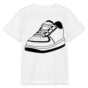 Sneaker black - Stanley/Stella Kinder T-Shirt MINI CREATOR  - Weiß - Vorne - Maike (125cm)