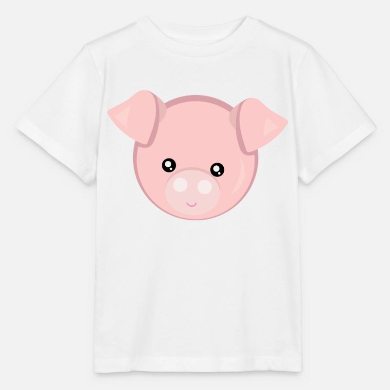 Schwein - Stanley/Stella Kinder T-Shirt MINI CREATOR  - Weiß