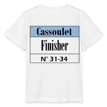 Cassoulet Finisher Languedoc - Stanley/Stella Kinder T-Shirt MINI CREATOR  - Weiß - Vorne - Maike (125cm)