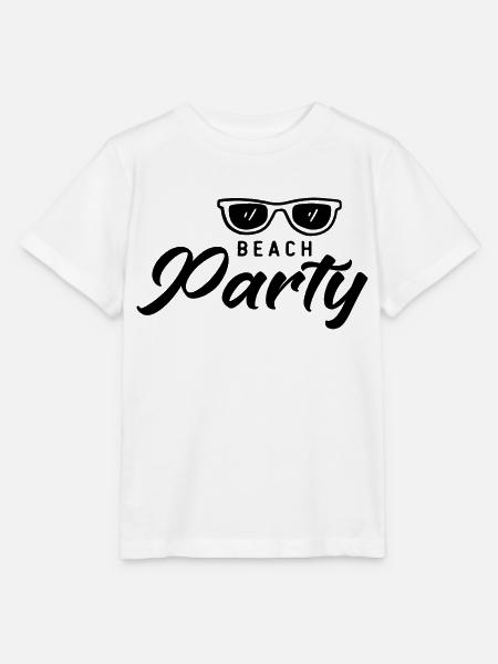 Beach Party Sommer Sonne - Stanley/Stella Kinder T-Shirt MINI CREATOR - Weiß