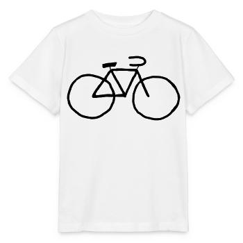 Bicyclette - T-shirt bio MINI CREATOR Stanley/Stella Enfant - blanc - Devant - Maike (125cm)