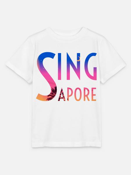 Singapur - Stanley/Stella Kinder T-Shirt MINI CREATOR - Weiß