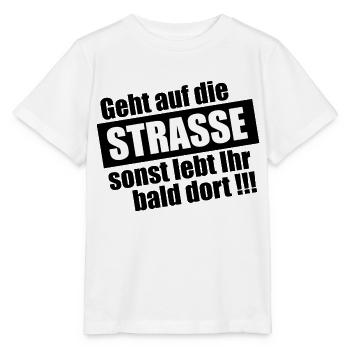 Geht auf die Straße - Stanley/Stella Kinder T-Shirt MINI CREATOR  - Weiß - Vorne - Maike (125cm)