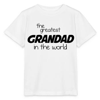 Le plus grand grand-père du monde - T-shirt bio MINI CREATOR Stanley/Stella Enfant - blanc - Devant - Maike (125cm)