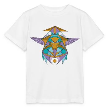 "bird" - Stanley/Stella Kinder T-Shirt MINI CREATOR  - Weiß - Vorne - Maike (125cm)