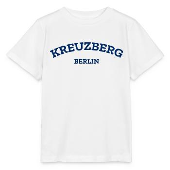 Berlin - Kreuzberg - Berliner - Kiez - Berlinerin - Stanley/Stella Kinder T-Shirt MINI CREATOR  - Weiß - Vorne - Maike (125cm)