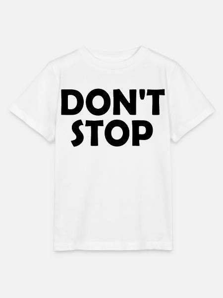 Dont stop - Stanley/Stella Kinder T-Shirt MINI CREATOR - Weiß