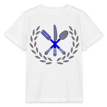 Cooking cutlery - Stanley/Stella MINI CREATOR Kids’ T-Shirt - white - Front - Maike (125cm)