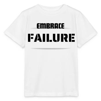 EMBRACE FAILURE - Stanley/Stella MINI CREATOR Kids’ T-Shirt - white - Front - Maike (125cm)
