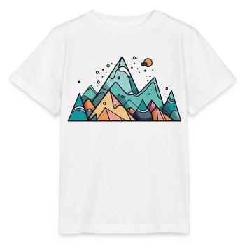 Montagne - T-shirt bio MINI CREATOR Stanley/Stella Enfant - blanc - Devant - Maike (125cm)
