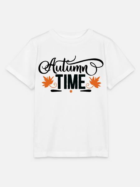 Autumn Time - Stanley/Stella Kinder T-Shirt MINI CREATOR  - Weiß