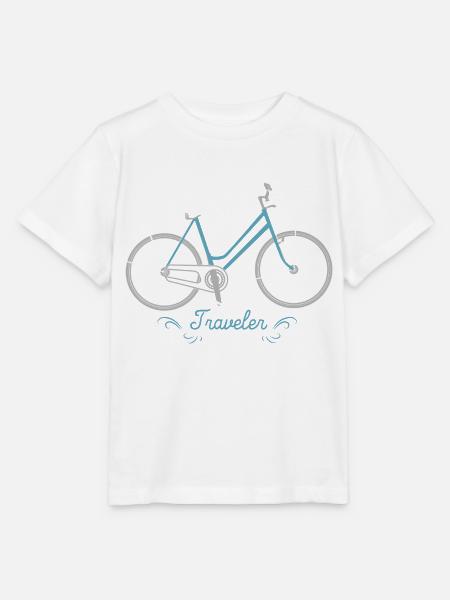 Fahrrad - Stanley/Stella Kinder T-Shirt MINI CREATOR - Weiß