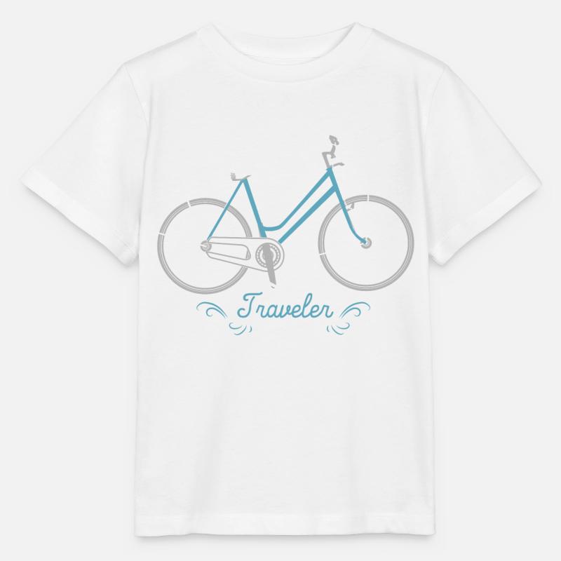Fahrrad - Stanley/Stella Kinder T-Shirt MINI CREATOR  - Weiß