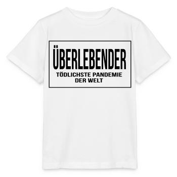 Pandemie Überlebender - Stanley/Stella Kinder T-Shirt MINI CREATOR  - Weiß - Vorne - Maike (125cm)