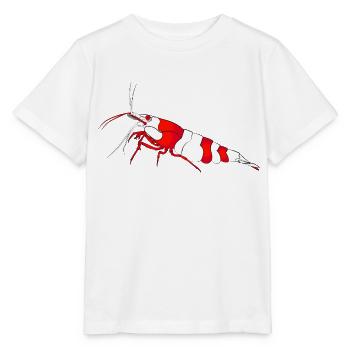 Garnele, shrimp Neocaridina davidi, Aquarium - Stanley/Stella Kinder T-Shirt MINI CREATOR  - Weiß - Vorne - Maike (125cm)