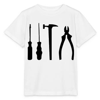 tool - Stanley/Stella MINI CREATOR Kids’ T-Shirt - white - Front - Maike (125cm)