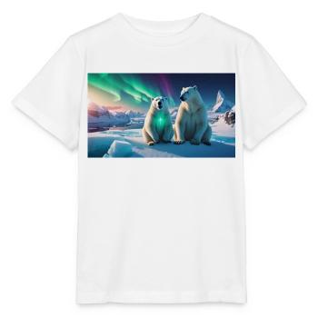 Eisbären am Nordpol - Stanley/Stella Kinder T-Shirt MINI CREATOR  - Weiß - Vorne - Maike (125cm)