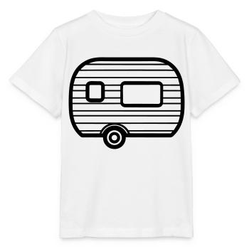 Small caravan - Stanley/Stella MINI CREATOR Kids’ T-Shirt - white - Front - Maike (125cm)