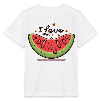 WATERMELON - Stanley/Stella MINI CREATOR Kids’ T-Shirt - white - Front - Maike (125cm)