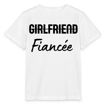 Freundin Verlobte - Stanley/Stella Kinder T-Shirt MINI CREATOR  - Weiß - Vorne - Maike (125cm)