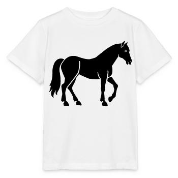 Horse - Stanley/Stella MINI CREATOR Kids’ T-Shirt - white - Front - Maike (125cm)