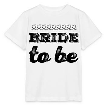 future mariée - T-shirt bio MINI CREATOR Stanley/Stella Enfant - blanc - Devant - Maike (125cm)