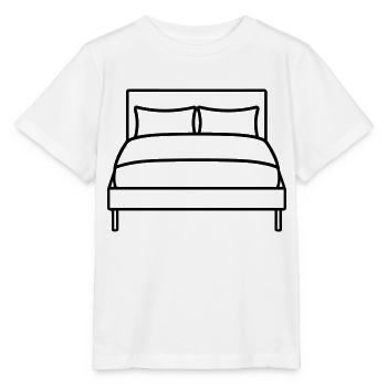 lit - T-shirt bio MINI CREATOR Stanley/Stella Enfant - blanc - Devant - Maike (125cm)