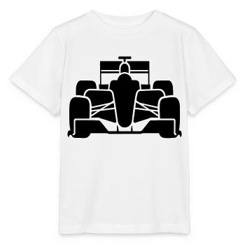 Voiture de course - T-shirt bio MINI CREATOR Stanley/Stella Enfant - blanc - Devant - Maike (125cm)