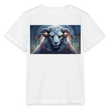 Animaux mignons - moutons - T-shirt bio MINI CREATOR Stanley/Stella Enfant - blanc - Devant - Maike (125cm)