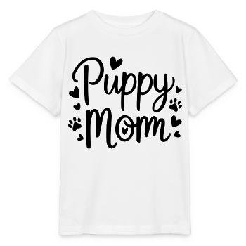 puppy dog - Stanley/Stella MINI CREATOR Kids’ T-Shirt - white - Front - Maike (125cm)