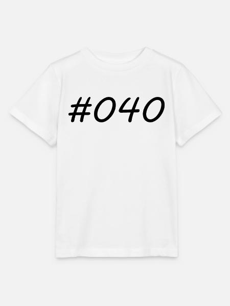 #040 - 040 - Vorwahl - Hamburg - Elbe - Alster - Stanley/Stella Kinder T-Shirt MINI CREATOR  - Weiß