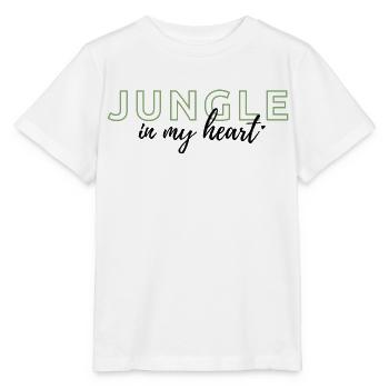 Jungle in my Heart - Stanley/Stella Kinder T-Shirt MINI CREATOR  - Weiß - Vorne - Maike (125cm)