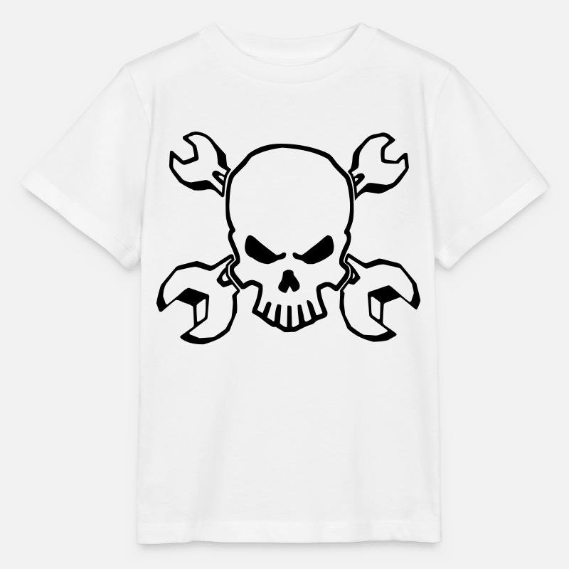 TOOLSKULL - 1C - Stanley/Stella MINI CREATOR Kids’ T-Shirt - white