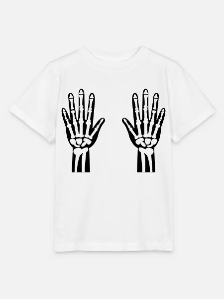 skelett hände 01 - Stanley/Stella Kinder T-Shirt MINI CREATOR - Weiß