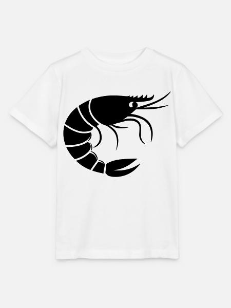 Garnele - Stanley/Stella Kinder T-Shirt MINI CREATOR  - Weiß