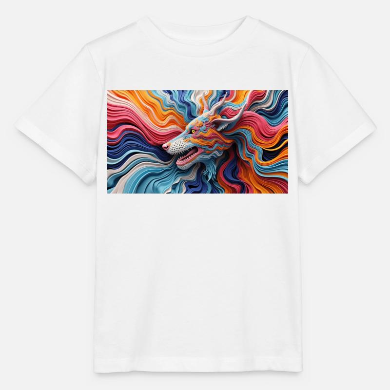 Create A Print In 3D Hyper Realistic - Stanley/Stella MINI CREATOR Kids’ T-Shirt - white