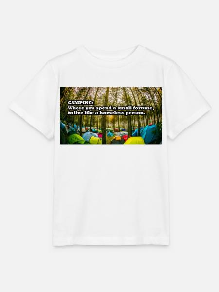 Camping - Stanley/Stella Kinder T-Shirt MINI CREATOR - Weiß