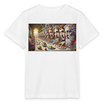 Die Tafel - Stanley/Stella Kinder T-Shirt MINI CREATOR  - Weiß - Vorne - Maike (125cm)
